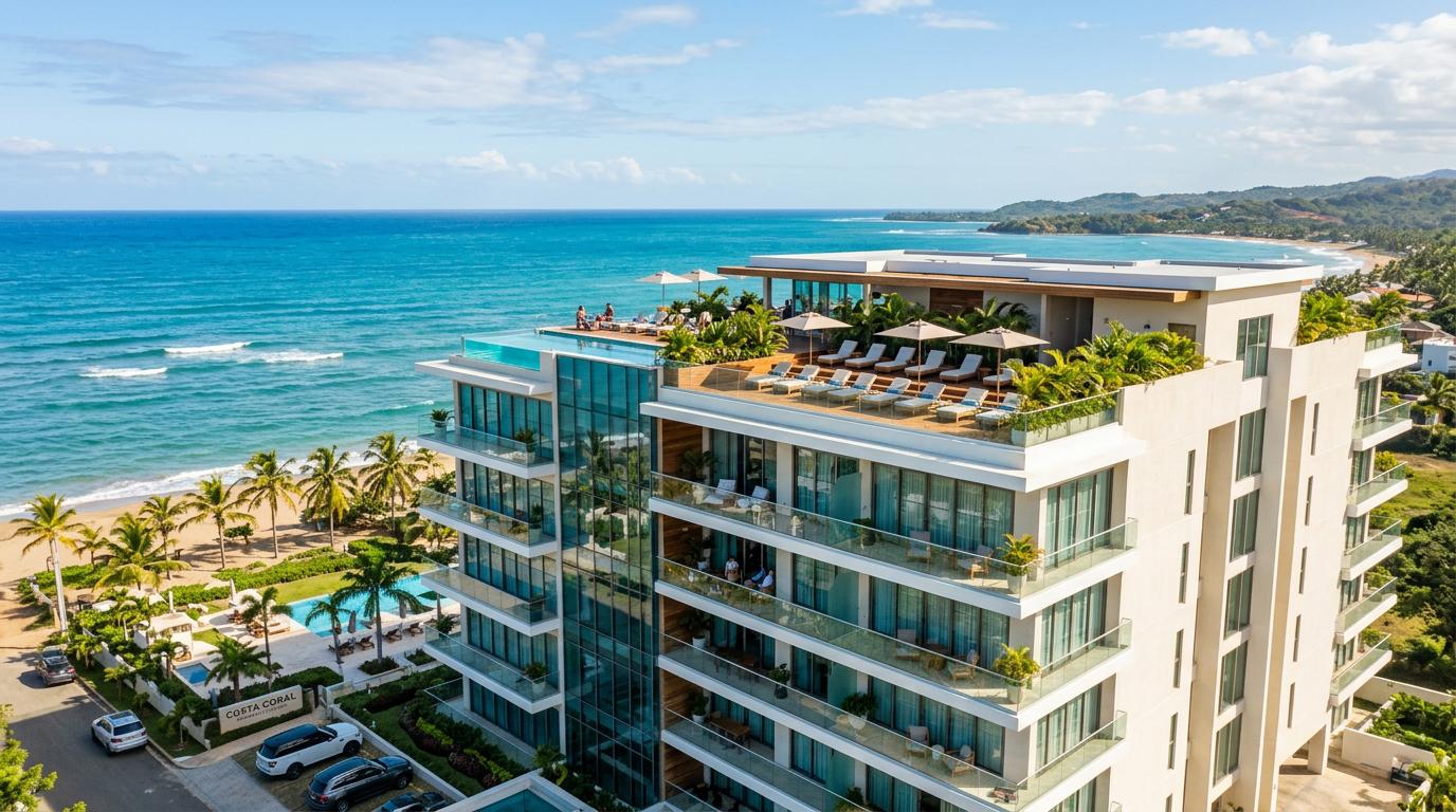Bavaro Ocean View Condo with rooftop terrace